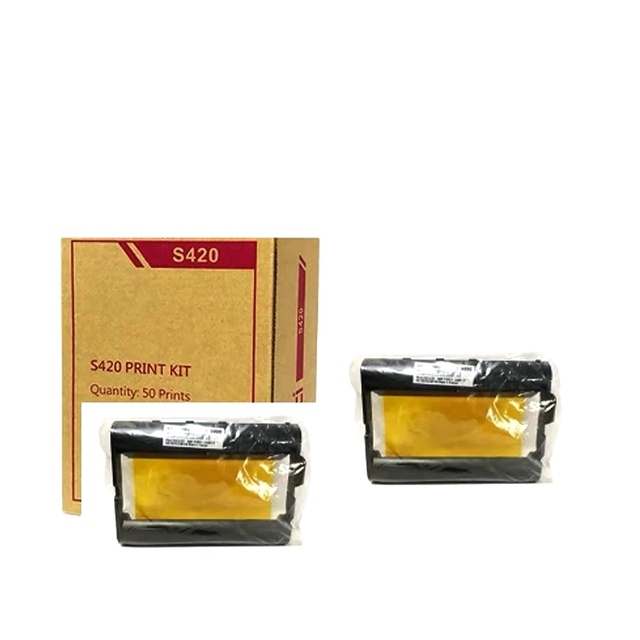 MJL 1PC Original New Photo Print Kit for HITI S420 P3410 Photo Print Paper 3410 3304 50 Prints Paper Ribbon