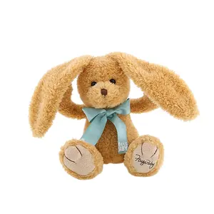 Best Sale Handgemachte Pelz Plüschtiere Bunny Rabbit Doll Soft Toys Custom mit Logo für Baby Kids