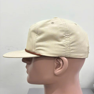 หมวกเชือกสแนปแบ็กแบบแบนติดด้านหลังแบบไม่มีโครงหมวก256เรียบ5แผงสลักลายแบบธรรมดาหมวกทรัคเกอร์ออกแบบได้ตามต้องการ - Product Image 5