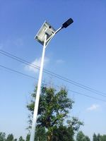Lampadaire led avec pôle électriques, 65w, 2 pièces, projecteur de circulation