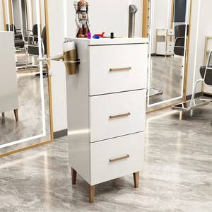 Hot-Selling Multifunctional Hairdresser Beauty Cart Modern Salon Barber Shop Tool <b>Trolley</b> Stainless Steel Plastic Supermarket - Product Image 1