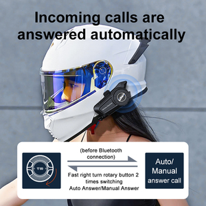 Casque sans fil pour moto Y50, étanche IPX6, longue durée de vie de la batterie - Product Image 4