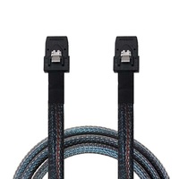 SFF-8087 Ke SFF-8087 Kabel Internal Mini SAS 36Pin 6Gbps untuk Penyimpanan Server Pengontrol RAID HBA 0.5M