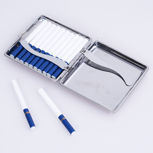 Étui à cigarettes portable double face en cristal scintillant, emballage de 20 pièces, boîte de rangement pour fumeurs pour femmes - Product Image 6