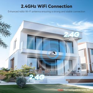 Cámara de Seguridad UBOX 2K 3MP con Visión Nocturna a Color, Cámara WiFi para Exteriores, PTZ <span class=keywords><strong>360</strong></span>°, Alarma de Movimiento, Almacenamiento en la Nube y SD - Product Image 6