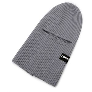 Pasamontañas Cortavientos de Diseño OEM, 2 en 1, Gorro de Punto Invernal con Estilo de Imagen para Deportes y Uso Diario, Unisex para Adultos - Product Image 4
