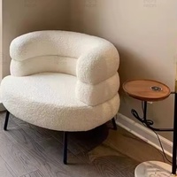 Fauteuil individuel moderne ZSZM en velours capitonné, cuir durable pour la maison, le bureau, le salon, la détente et la vanité