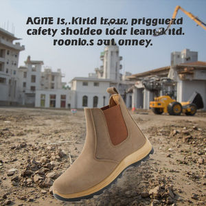 Chaussures <span class=keywords><strong>de</strong></span> sécurité montantes en cuir <span class=keywords><strong>de</strong></span> vachette pour hommes Protection du travail du <span class=keywords><strong>soudeur</strong></span> Anti-brûlure Anti-crevaison Caractéristiques <span class=keywords><strong>de</strong></span> fonctionnement <span class=keywords><strong>de</strong></span> l'atelier - Product Image 6