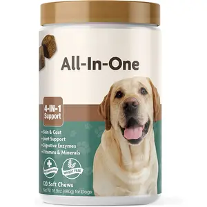 All'ingrosso integratore multivitaminico per cani compresse masticabili 4 IN 1 supporto mastica morbida