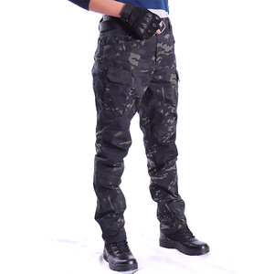 סיטונאי גברים Slim-Fit למתוח טקטי מכנסיים מטען מכנסיים Streetwear הסוואה מטענים צפצף צבע בלוק מכנסיים מטען גברים - Product Image 1