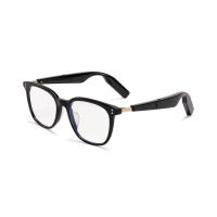 Lunettes de traduction vocale IA de pointe avec haut-parleurs et microphone intégrés, appels mains libres et musique avec son haute définition