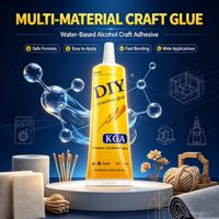 Colle artisanale à base d'eau non toxique pour enfants, colle à l'alcool pour feutrine, tubes décoratifs, fleurs séchées, modèles en tissu, adhésif fait main