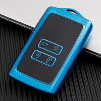 Keyyou-coque complète en TPU pour clé de voiture, 4 boutons, accessoire pour véhicule Renault Koleos, Kadjar, Megane, Talisman, Captur, Espace, Clio (2016 — 2019), nouveauté