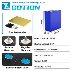 A Grande Prismatic Lithium-ion batterijen 6000+ cycli 3.2V 340Ah 300Ah Lifepo4 batterij lage kosten - Product Image 3
