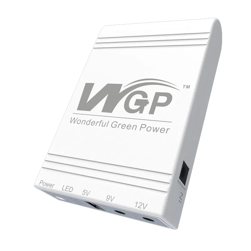 WGP UPS DC 5V 9V 12V USB Power Bank 8800 8800mAh 10400 10400mah boîte d'alimentation de secours batterie mini UPS pour routeur Wifi Modem caméra