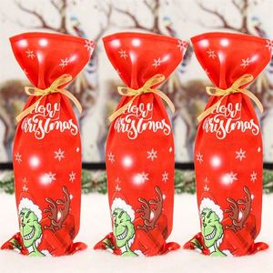 2021 décorations de noël ensemble nouvel an 2024 cadeaux grand sac de bonbons avec ornement d'elfe de noël pour la maison Natal <span class=keywords><strong>Noel</strong></span> déco - Product Image 2