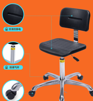 Chaise de laboratoire moderne Xby M14 en polypropylène ESD, réglable en hauteur, avec roulettes pivotantes et dossier, pour hôpital, laboratoire, école