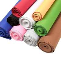 Rouleau de tissu non tissé en polyester recyclé écologique personnalisé, matériau feutré léger, plus de 50 couleurs pour chaussures et textiles de maison, vente en gros