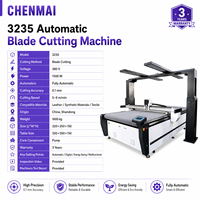 Machine de découpe à couteau vibrant à grande vision Shandong Chenmai 3235 pour la découpe de housses de canapé et de cuir de meubles