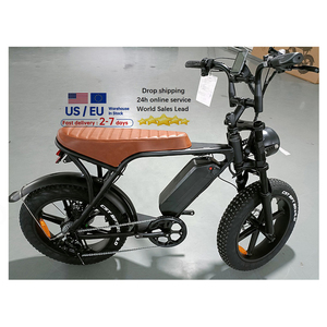 VOMO-Vélo électrique C80 à gros pneus, vélo rechargeable à long kilométrage, vélo de 20 pouces, 250W15Ah, V8 à gros pneus, à entraînement central, entrepôt européen - Product Image 2