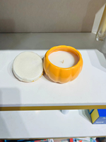 Bougeoir Ornements d'intérieur créatifs de luxe 230ml 500ml Pot à bougie citrouille en céramique brillante avec boîte emballage vide