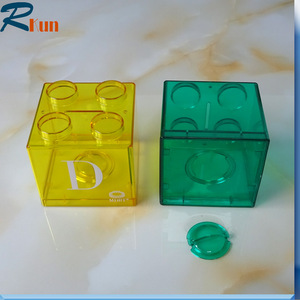 Bloque <span class=keywords><strong>de</strong></span> construcción cuadrado hucha - Product Image 2