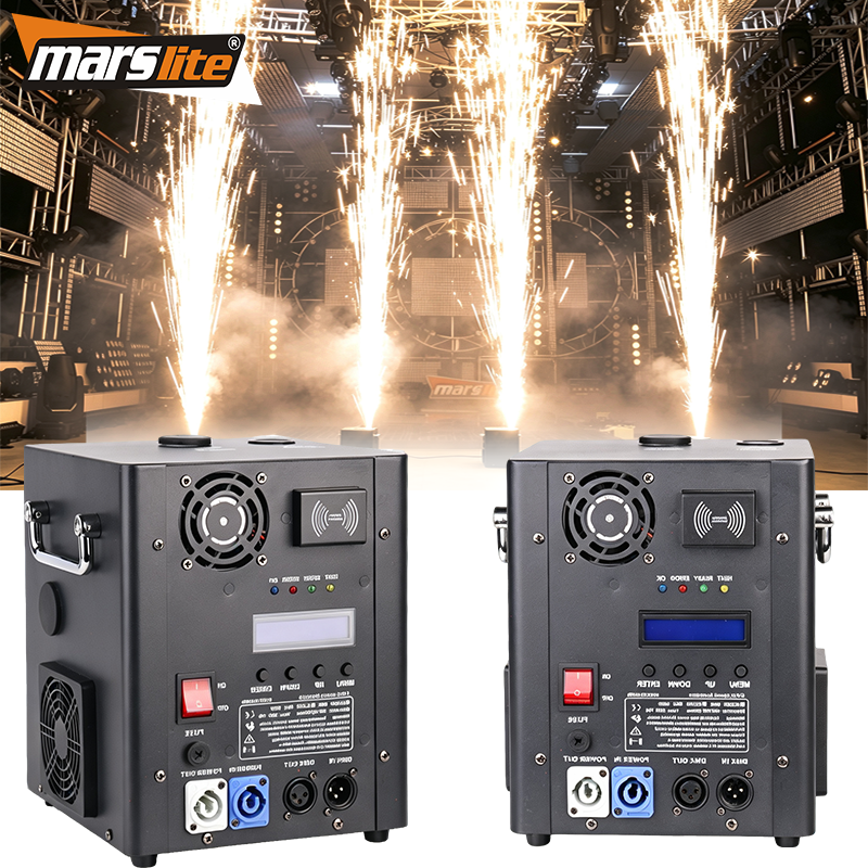 コールドスパーク花火マシン 650W 2台セット DMX対応 リモコン付 ビジネスバイヤー向けプレミアム花火の機械で、お祝いを盛り上げましょう。