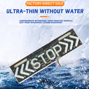 Liuhjg Tùy Chỉnh Xe Máy Lần Lượt Tín Hiệu Dừng Chỉ Số Ánh Sáng RGB Đèn Flash Cảnh Báo Tín Hiệu Cho Xe Máy Xe Đạp - Product Image 5