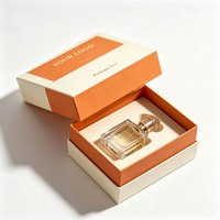 Boîte de parfum de luxe avec insert en mousse, coffret cadeau échantillon, boîte rigide, boîte d'échantillons de parfum personnalisée