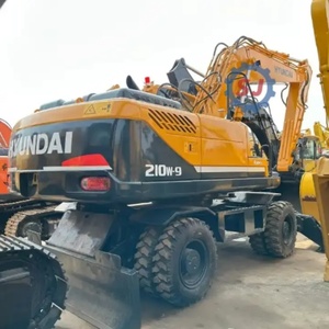 รถขุดล้อยางฮุนได 210W-9 มือสอง น้ำหนัก 21 ตัน รถขุดมือสอง เครื่องจักรก่อสร้างหนัก สภาพการทำงานดี - Product Image 3