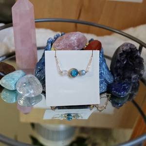 Leo Cancer <span class=keywords><strong>Piscis</strong></span> 12 Signo del zodiaco Collar <span class=keywords><strong>con</strong></span> cuentas de cristal Curación Horóscopo Astrología Joyería Regalo para mujeres - Product Image 5