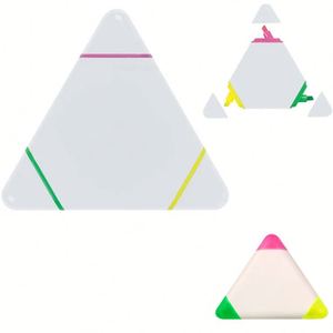 Juego de Papelería Escolar y de Oficina con Marcador Fluorescente, Bolígrafo de Punta Oblicua de 3 Colores para Dibujar - Product Image 1