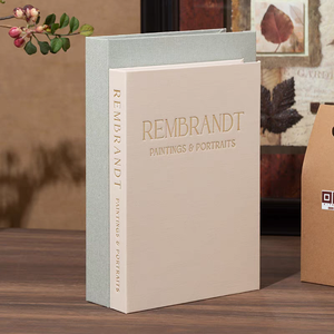 Embalaje de Cajas de Regalo de joyería magnética de cartón con forma de libro <span class=keywords><strong>falso</strong></span> personalizado de lujo - Product Image 5