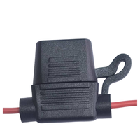 Porte-fusible en ligne 16AWG, prise de fusible à lame automobile avec mini-fusible standard pour faisceau de câblage de voiture, étanche