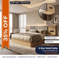 Ensemble de mobilier de chambre d'hôtel, suite d'hôtellerie de luxe 5 étoiles, mobilier sur mesure OEM, vente en gros, projet contractuel, usine de mobilier directe, ODM