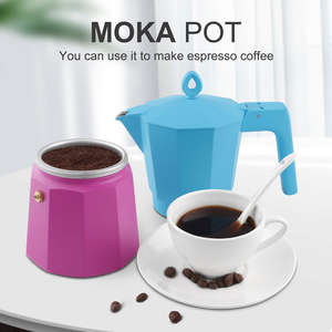 Cafetière Moka <span class=keywords><strong>Vintage</strong></span> Florale Personnalisable avec Logo, 3-6 Tasses, en Aluminium, pour Plaque de Cuisson, Portable, Durable, Écologique, Idéale pour les Cadeaux - Product Image 5