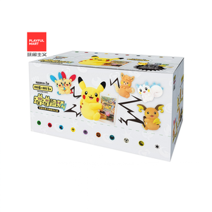 Jeu de cartes à collectionner Pokémon, série Nuzzle, boîte en papier, boîte mystère, cadeau avec peluches et cartes (PTCG) - Product Image 1