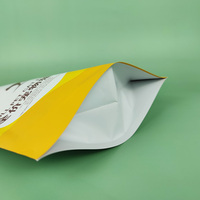 Kunden spezifische wieder verwendbare Kunststoff matt metalli sierte LOGO dicken Reiß verschluss 500g Pet Treat Bag Katzenfutter beutel