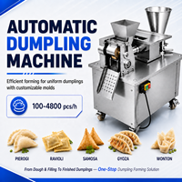 Machine à fabriquer des raviolis entièrement automatique pour usage commercial, 4800 pièces/heure, pour Gyoza, Samosa, Empanada, Pierogi et Momo