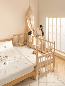 Machine Washable Dropshipping Supplier Wooden Baby Beds OEM 6-In-1 Wooden <strong>Crib</strong> Changing Table Baby Wooden <strong>Crib</strong> - Product Image 6