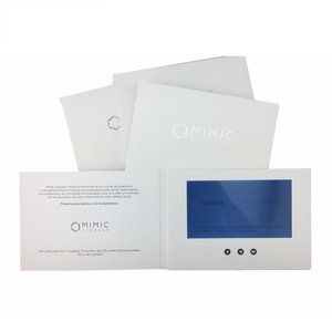 7 inch <span class=keywords><strong>LCD</strong></span> <span class=keywords><strong>video</strong></span> thiệp chúc mừng tùy chỉnh thiết kế kinh doanh quảng cáo khuyến mãi giấy <span class=keywords><strong>video</strong></span> Brochure AutoPlay <span class=keywords><strong>Video</strong></span> tập sách đầy màu sắc - Product Image 5