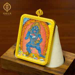 สีดำ jambhala ทำด้วยมือสำหรับการปลดปล่อยความยากจนทำจากแร่ที่อุดมไปด้วยกระแสน้ำวน - Product Image 3