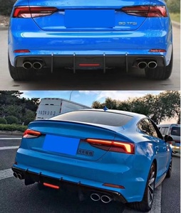 I paraurti per auto per AUDI <span class=keywords><strong>A5</strong></span> 2017-L'aggiornamento 2019 al Kit carrozzeria stile RS5 Include la griglia ABS della gonna laterale anteriore del paraurti anteriore - Product Image 5