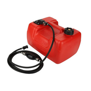 Réservoir de carburant de <span class=keywords><strong>bateau</strong></span> Portable 12L 3 gallons réservoir de gaz hors-bord marin externe avec tuyau de pompe à huile pour <span class=keywords><strong>bateau</strong></span> de pêche, kayak - Product Image 1