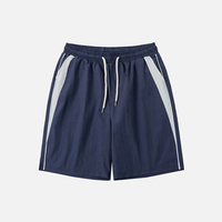Shorts de sport décontractés en nylon pour hommes avec impression de logo personnalisé, taille plus, shorts de basketball, taille élastique, séchage rapide, respirants, avec poches