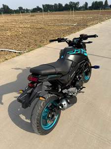 CFMOTOa CF125-3A ST BABOON Moto Mini Naked 125cc, Jantes Noires Cyan, Moto de Poche Légère pour les Déplacements en Ville - Product Image 4