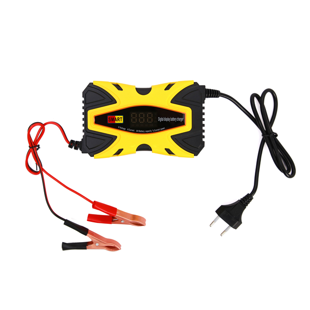 Smart Pulse Repair 12V 6A Automatic Battery Charger for Cars/Motorcycles/AGM SCP 90W Electric Short Circuit Customizable OTP