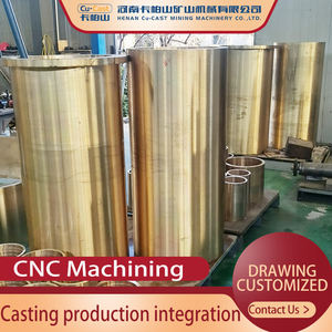 บุชชิ่งทองแดงทนต่อการสึกหรอสำหรับคอมเพรสเซอร์แบริ่งชิ้นส่วนเครื่องขุดเหมืองเหล็กอัลลอยที่ไม่ได้มาตรฐานกำหนดเอง - Product Image 4