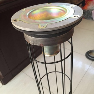 תחנת כוח תרמית עם כלוב שקיות קולט אבק מנירוסטה 304 125*2480 שלד קולט אבק מגולוון - Product Image 6