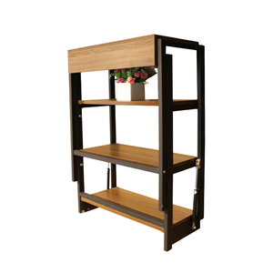 <span class=keywords><strong>Table</strong></span> murale <span class=keywords><strong>Convertible</strong></span> multifonctionnelle, <span class=keywords><strong>Table</strong></span> à manger, Invisible, rotative, 1 pièce - Product Image 5